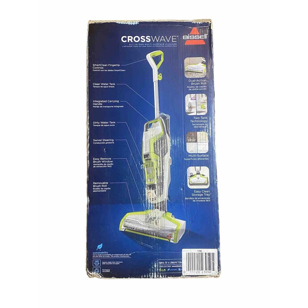 Bissell CrossWave 1785 All-in-One Multi-Surface Upright Vacuum Green
